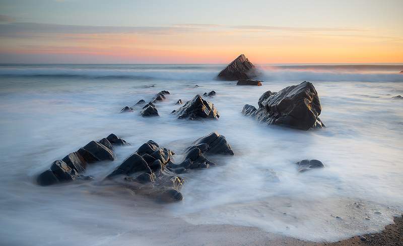 Watermouth Bay Sunset.jpg - Colour Open